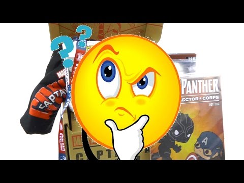 Funko Marvel Collector Corps UNBOXING - APRIL 2016 CAPTAIN AMERICA CIVIL WAR