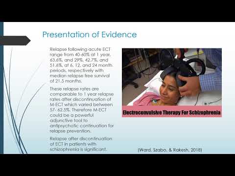 Evidence based peer presentation: Electroconvulsive therapy