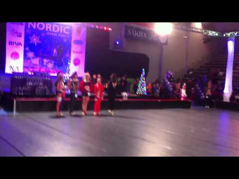 Nordic Open 2014 Prisutdelning Disco Freestyle Stina 3a! :)