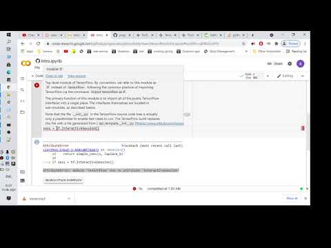 Python Tensorflow 2 0 Attributeerror Module Tensorflow Has No Attribute Session