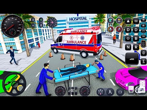 Emergency Ambulance Rescue Simulator 3D Game 🚑 | 911 City Emergency Ambulance Android Gameplay 