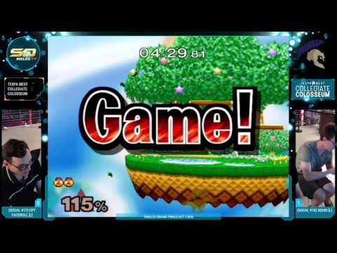 Collegiate Colosseum - Singles GF S2: IX | Captain Faceroll vs Squid - SSBM
