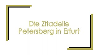 Die Zitadelle Petersberg in Erfurt
