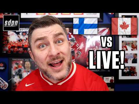Team Canada vs Team Finland | Men's Hockey SEMI-FINAL | LIVE w/ Steve Dangle