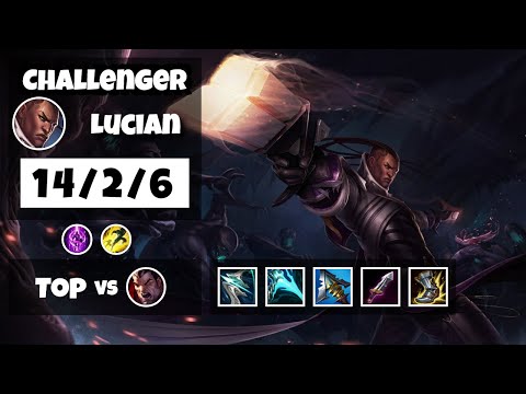 Lucian vs Darius BR Challenger TOP (14/2/6) - v11.13