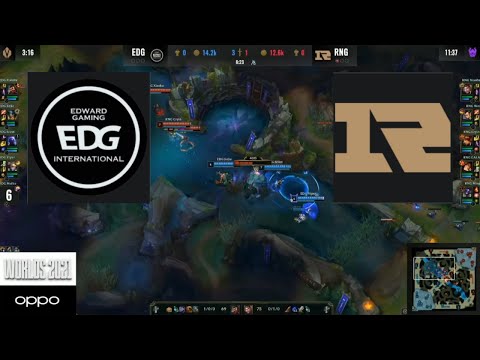 EDG Smashes RNG With 5Head Realm Warp - EDG vs RNG Highlights Game 2