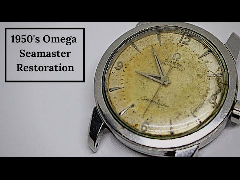1950's Omega Seamaster Restoration: This Watch Is In ROUGH Shape!
