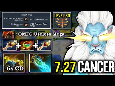OMFG 1V5 CAN'T KILL Max Level 30 Apex Phantom Lancer Rapier 6s CD Doppelganger Vs Carry DK Dota 2