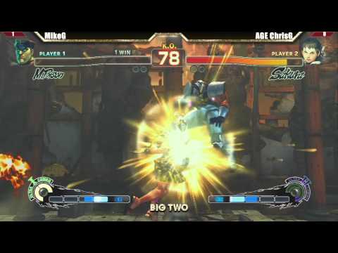 SSF4 AE2012 MikeG vs AGE ChrisG - Big Two #50 Tournament