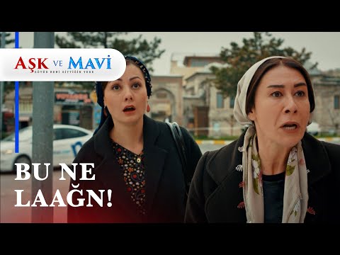Hasibe, Cemal'dan ilan-ı aşkı duyunca ...😂 - Aşk ve Mavi 24. Bölüm