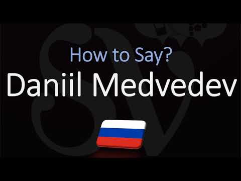 How to Pronounce Daniil Medvedev? (CORRECTLY) Russian Tennis Player Name Pronunciation