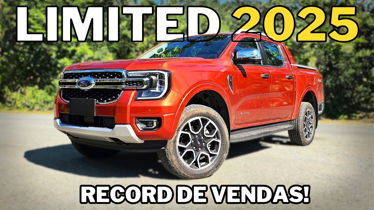 Ford Ranger Limited 2025 é melhor que Hilux, S10 e Amarok em 2024?