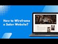 How to Wireframe a Salon Website?