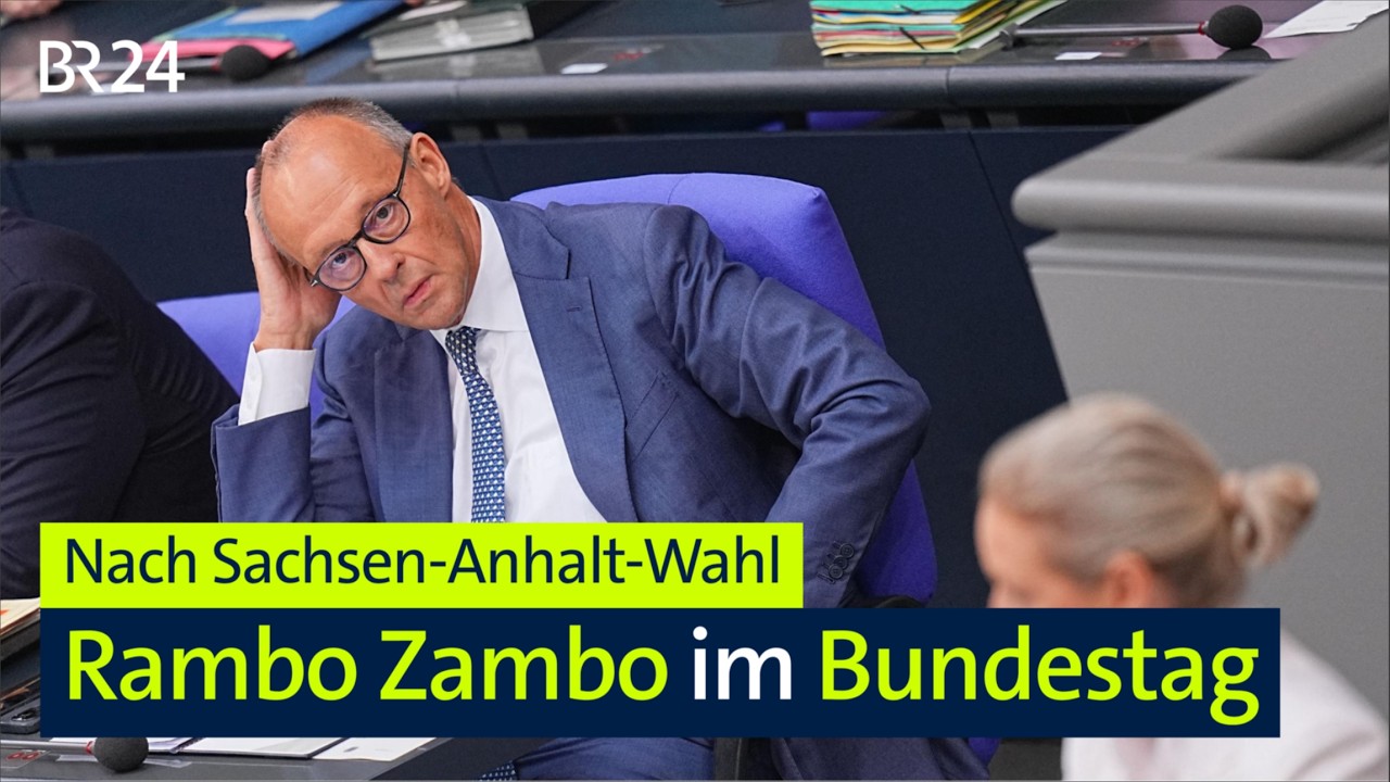 Nach Sachsen-Anhalt-Wahl: Showdown im Bundestag | BR24