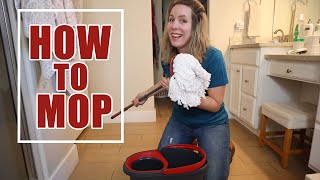 How to Mop (Tips for Mopping the Floor)