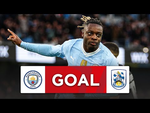 GOAL | Jérémy Doku | Manchester City 5-0 Huddersfield Town | Third Round | Emirates FA Cup 2023-24