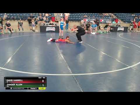 93 Lbs Round 2 - David Harrell, IN Vs Zander Allen, WA 2e7b