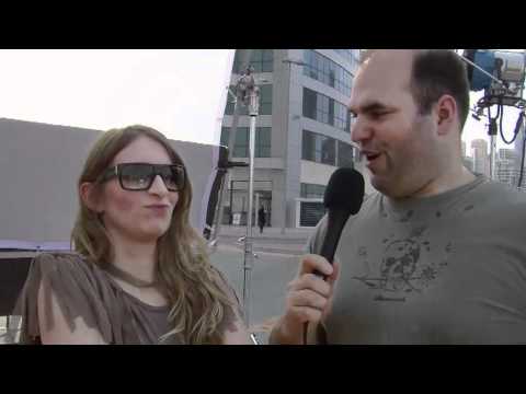 Guano Apes - Sandra and Henning at the set in Dubai