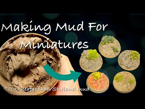 How to Make Mud for Miniatures - Cheap Stirland Mud Alternative
