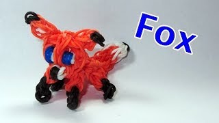 Rainbow Loom FOX Charm: How To Design / Tutorial (DIY Mommy Animals)