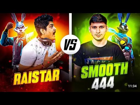 Finally Raistar Vs Smooth444 🤯🔥Raistar Handcam Gameplay🤯❤ [Must Watch] - Garena Free Fire Max