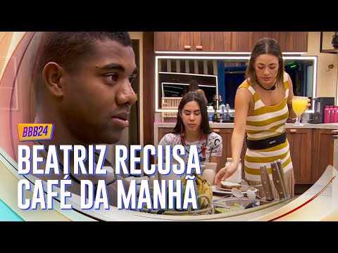 BEATRIZ RECUSA TOMAR CAFÉ DA MANHÃ QUE DAVI PREPAROU PARA O TOP 5 | BBB 24