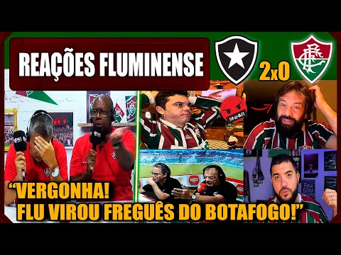 REAÇÕES DO FLUMINENSE - BOTAFOGO 2x0 FLUMINENSE - BRASILEIRÃO 2025 - VAMOS RIR DO FLUMINENSE!