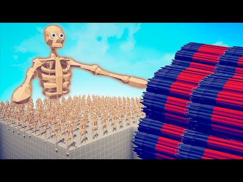 100x SKELETON + GIANT vs EVERY GOD - TABS | Totally Accurate Battle Simulator 2025