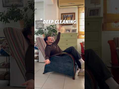 Έκπληξη #deepcleaning στους γονείς🤩#shorts #shortvideo #chrisedition #diy #livingroom #furniture