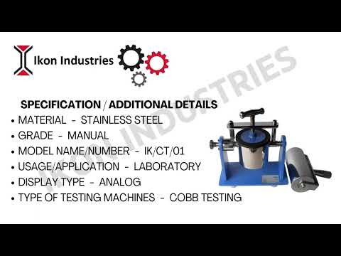 Cobb Sizing Tester