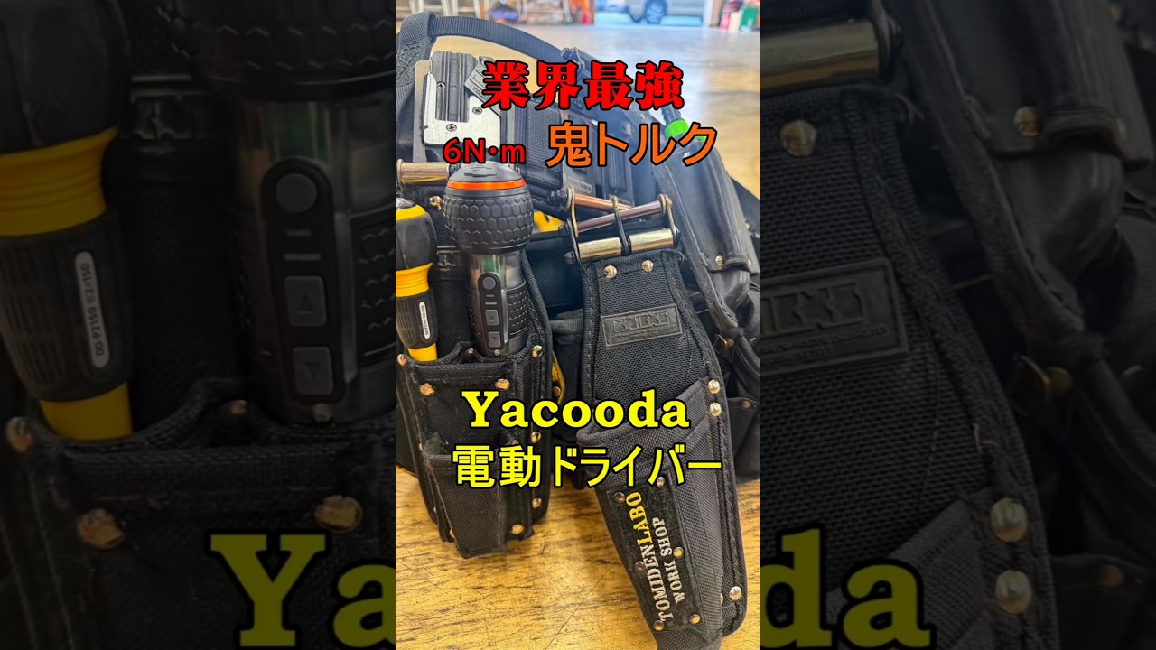 電動ドライバー　最強トルク6N・m