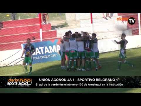 El gol 100 de JM Aróstegui en Sportivo - Igualdad 1 a 1 con Unión Aconquija