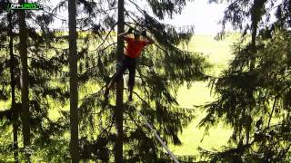 preview picture of video 'Off-limits.cz - 2014-05-08 - Třebíč - Skály u Boroviny - Slackline'