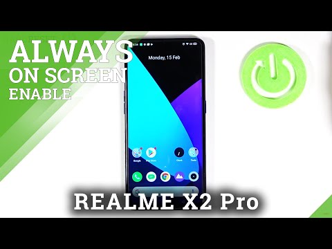 How to Customize Always on Display in Realme X2 Pro – Add Gadgets to Display