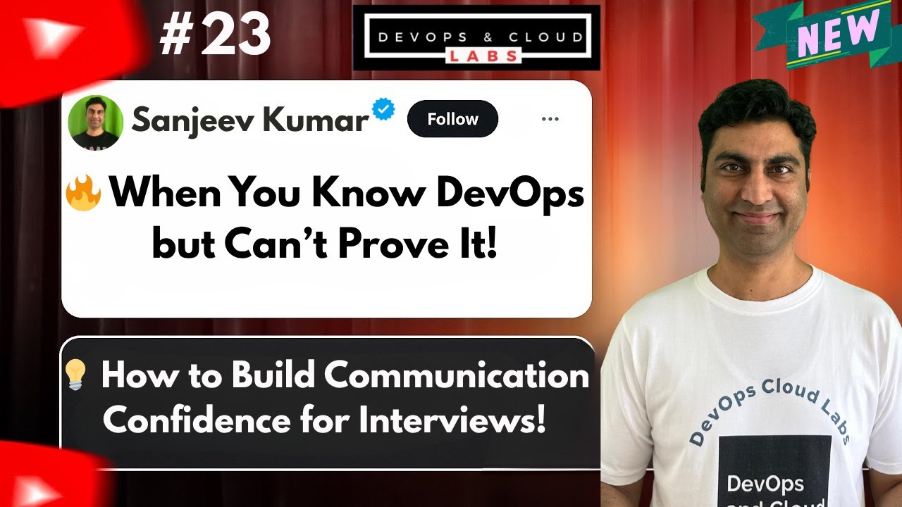 I Know DevOps… But I Freeze in Interviews! | How to Fix Confidence & Skill Gaps #cloud #devops #ai