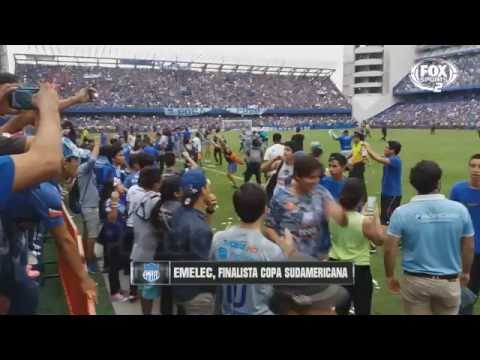 "EMELEC FINALISTA DE LA COPA SUDAMERICANA 2016" Barra: Boca del Pozo • Club: Emelec