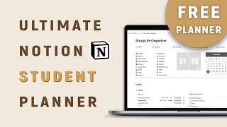 Ultimate Notion Student Planner Tour + Tutorial