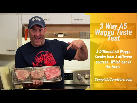 3 Way Japanese A5 Wagyu Taste Test - Which steak...
