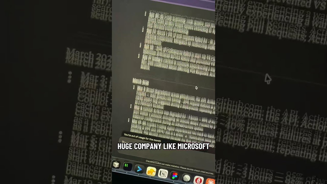 GITHUB OUTAGE - INSANE