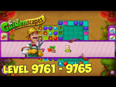 GardenScapes level 9761 9762 9763 9764 9765 🌱 Playrix HD