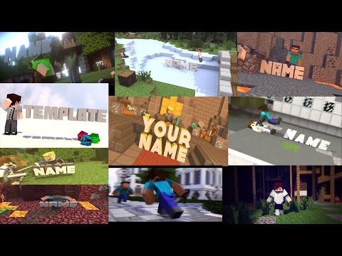 Top 10 Minecraft Free Intro Templates 2016 Blender Only + Download + PVP Video
