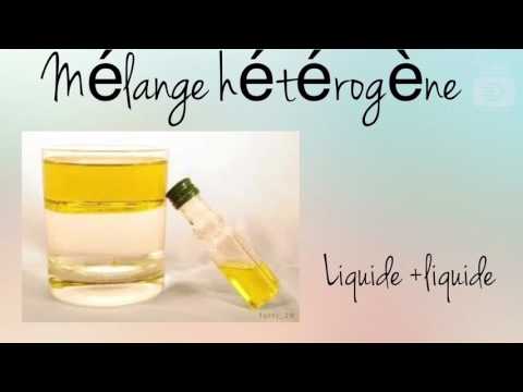Les mélanges et les techniques de séparations