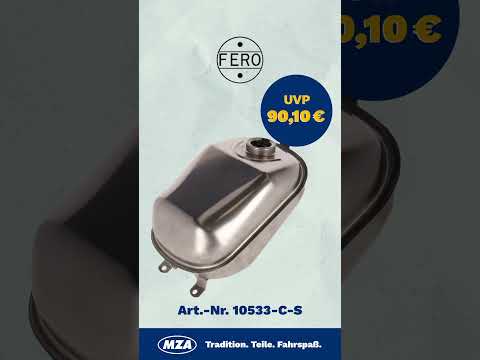 MZA-Ersatzteilwelt: Kraftstofftank Edelstahl passend für KR51