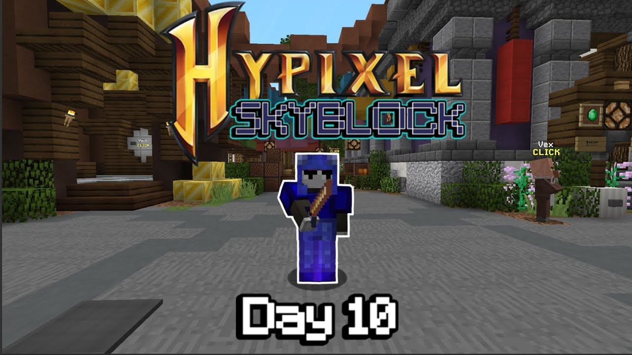 I Played 10 Days in Hypixel Skyblock