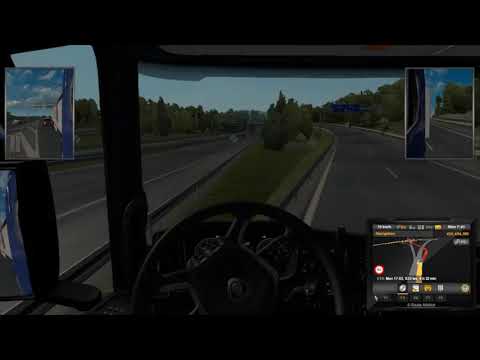 ETS2.Euro Truck Simulator 2 trip to verona carrying used plastic