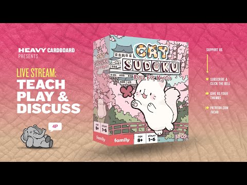 Cat Sudoku - 4p Teaching, Play-through, & Roundtable Discussion by Heavy Cardboard