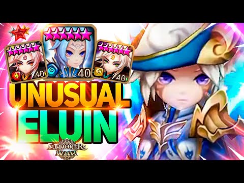 HE IS TRYING SOMETHING NEW! UNUSUAL ELUIN in Summoners War