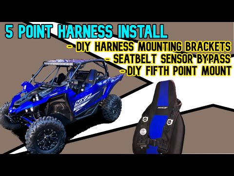 HOW TO INSTALL AN AFTERMARKET 5 POINT RACING HARNESS | PRO ARMOR | YAMAHA YXZ 1000R | SXS | UTV |