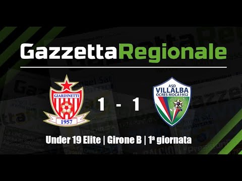Under 19 Elite | Girone B | 1°Giornata | Giardinetti-Villalba Ocres Moca 1-1