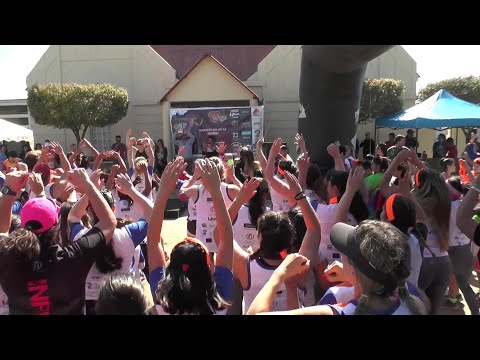Entrada en calor de la Maratón Día de la Madre en Las Higueras (octubre 2019)